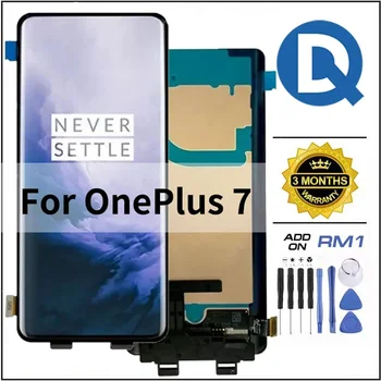 Оригинальный ЖК-дисплей 6,41 дюйма Для OnePlus 7 OLED, Замена Сенсорного экрана Digitizer Качественным Сенсорным Экраном для GM1901