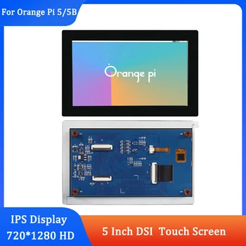 Оранжевый Pi 5 Plus MIPI DSI Дисплей 5-Дюймовый Емкостный Сенсорный Экран 720x1280 720P IPS LCD для Orange Pi 5 /5B/5 Plus Atom RV1126