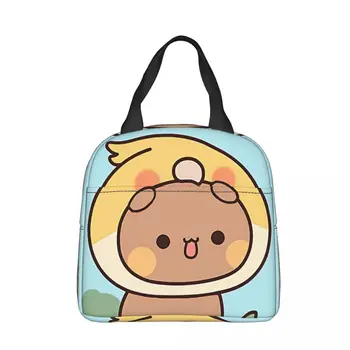 Милый Попугай Дуду Косплей Портативная сумка для ланча аниме Bubu и Dudu Ice Cooler Pack Изоляционные сумки для хранения продуктов для пикника