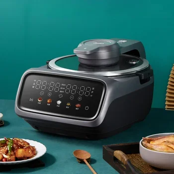 Кухонная машина Midea бытовая автоматическая интеллектуальная вок-плита высокой мощности, многофункциональный робот для приготовления пищи без сажи PY18 - X2 1800 Вт, 220 В
