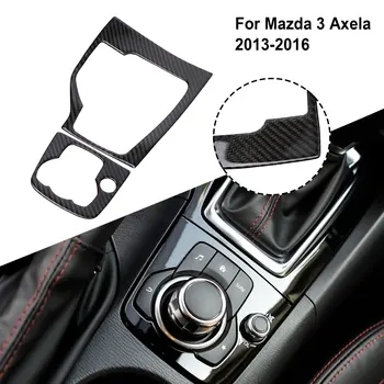 Высокое качество для Mazda 3 Axela Gear Shift 2013-2016, Правильная отделка крышки разъема из углеродного волокна, прямая установка