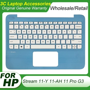 Оригинальная Новинка для HP Stream 11-Y 11-AH 11 Pro G3 902956-001 Замена верхнего корпуса Клавиатуры Ноутбука Подставка Для Ладоней Верхняя Крышка США Корейский