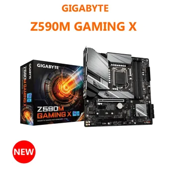 Gigabyte Z590M GAMING X Intel Z590 Express LGA1200 Micro ATX DDR4-SDRAM Настольная материнская плата USB3.2 Gen 2 Type-A HDMI Материнская плата