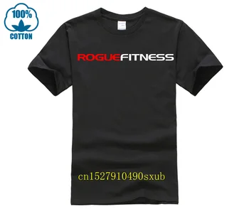 Мужские футболки Rogue Fitness из 100% хлопка с коротким рукавом, горячая распродажа Новых мужских футболок, забавная футболка