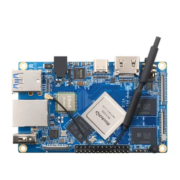 Для Orange Pi 4 LTS 4G16G + 5V3A Плата разработки, Rockchip RK3399, Поддержка Wifi + BT5.0, Гигабитный Ethernet, Запуск Android, Ubuntu
