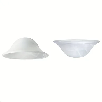 Стеклянный абажур молочно-белого цвета, используемый для замены потолочных светильников, настольных ламп и торшеров (E26 E27) замена стеклянного абажура