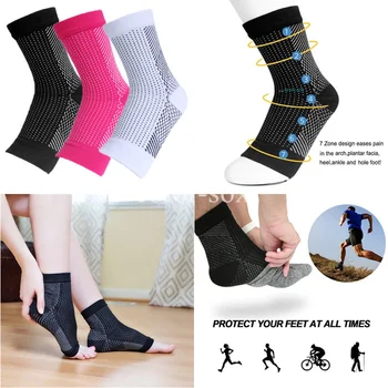 Компрессионные носки, снимающие усталость ног, женские компрессионные носки, Эластичные мужские носки, женские носки для снятия отеков лодыжек