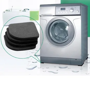 4 шт Противоскользящие коврики для стиральной машины, уменьшающие вибрацию холодильника, Шумоподавляющий коврик для стиральной машины, ударопрочный коврик
