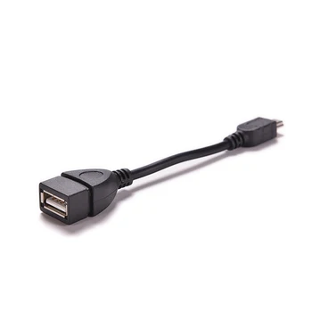 10 см Черный 5pin Mini USB штекер к USB 2.0 Тип A женский OTG хост кабель-адаптер OTG Кабель для мобильного телефона MP3 MP4 Камера