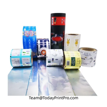 Пластиковая пленка для упаковки пищевых продуктов Металлизированная Пленка OPP
