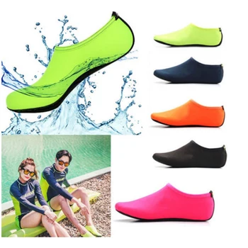 Носки для дайвинга, пляжные пинетки, нейлоновые водные носки, нейлоновые водные носки с резиновой подошвой для обуви, носки для пляжного волейбола для женщин и мужчин