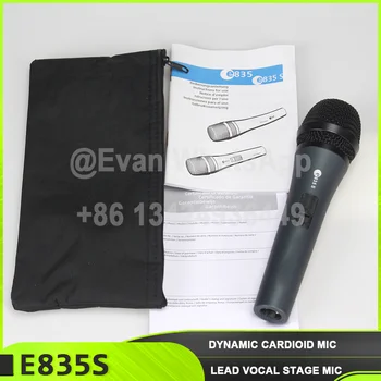 Профессиональный вокальный микрофон E835S condensador с проводным динамическим кардиоидом для живого вокала и караоке класса A качества