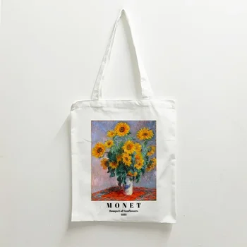 Холщовая сумка Хозяйственные сумки для супермаркета Пастельные эстетичные сумки для женщин Повседневная сумка через плечо
