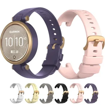 Модный силиконовый ремешок для наручных часов Garmin LilY, женские спортивные часы для фитнеса, сменные браслеты, аксессуары для умных часов
