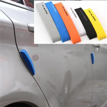 4 шт. Поролоновая прокладка для защиты от столкновений на двери автомобиля, накладки на бампер, Защита краев от царапин, наклейка для укладки автомобиля, клей для дверей автомобиля EVA