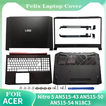 Новый Верхний чехол для ноутбука Acer Nitro 5 AN515-43 AN515-50 AN515-54 N18C3 с ЖК-дисплеем Задняя крышка/Передняя панель/Упор Для рук/Нижний чехол