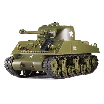 1/30 Инфракрасный боевой радиоуправляемый танк с дистанционным управлением, бронированный автомобиль, электронные игрушки-танки M4A3 M26 со звуком, военная модель, подарок для мальчиков