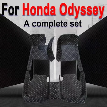 Автомобильные коврики для Honda Odyssey Seven Seats 2004 2005 2006 2007 2008 Пользовательские автомобильные накладки для ног, ковровое покрытие, Аксессуары для интерьера