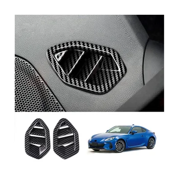 Для Subaru Brz/Zd8 Toyota Gr86/Zn8 2021-2023 Приборная Панель Воздуховыпускное Отверстие Накладка Наклейка Декоративная Рамка Из Углеродного Волокна