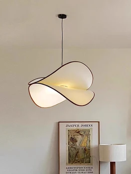 AiPaiTe ретро железная светодиодная люстра для гостиной столовой спальни кабинета французская антикварная тканевая люстра