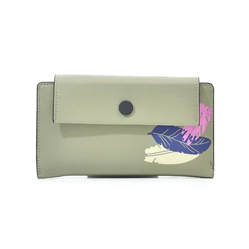 Новый женский длинный чехол-портмоне, однотонный кошелек из мягкой кожи с несколькими картами, многофункциональная женская сумка