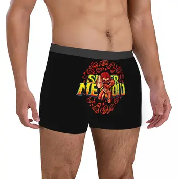 Продаются сексуальные мужские трусы-боксеры Metroidss Dread Samus, осеннее носимое классическое нижнее белье, Забавная шутка