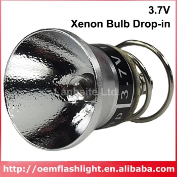 Вставляемая ксеноновая лампа низкого напряжения 3,7 В 12 Вт (диаметр 26,5 мм)