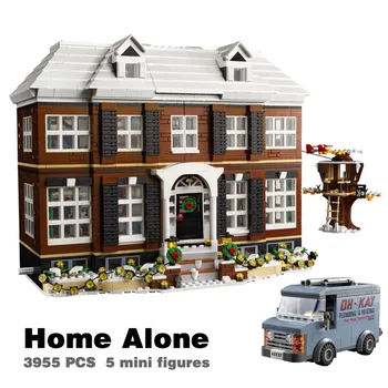 2023 DIY 21330 Home Alone House Set Модельные строительные блоки, кирпичи, развивающие игрушки для мальчиков, рождественские подарки для детей
