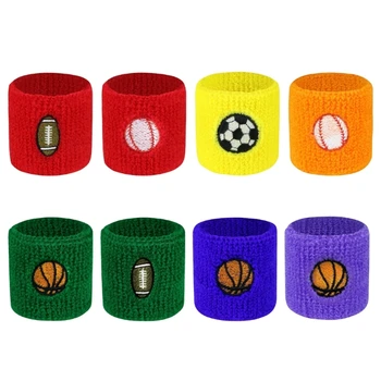 2024 Новых детских спортивных браслетов Детские спортивные повязки на запястья Детские спортивные повязки для детей Футбол Бейсбол Футбол Баскетбол