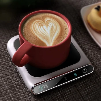Портативная грелка для кофейных кружек, USB-грелка для офисного стола, Электрическая грелка для напитков, чая, воды, молока, проста в использовании