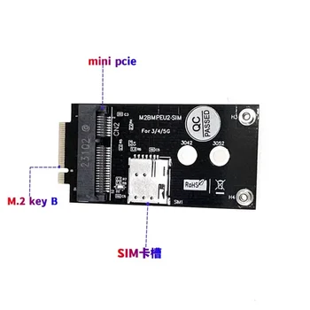 M.2 для Mini PCIe Development Board Ключ B NGFF для mPCIe 4G LTE 5G Riser Card С SIM-картой Для SIM7600 SIM7000 EC25 EP06-E