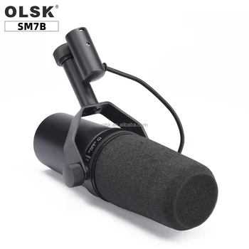 SM7B Профессиональный вокально-динамический микрофон для студийной записи, вещания, подкастинга, потокового вещания с широким частотным диапазоном