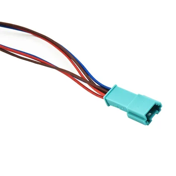 Автоматический светодиодный Y-кабель синего цвета 19 см 3-контактный адаптер переменного тока/радио для автомобиля с рассеянным освещением для BMW F30 F31 F80 M3 Запчасти 1x Прочный новый