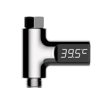 2X Светодиодный дисплей Домашний Термометр для душа Измеритель температуры Монитор Кухня Ванная Комната Умный Дом Уход за ребенком