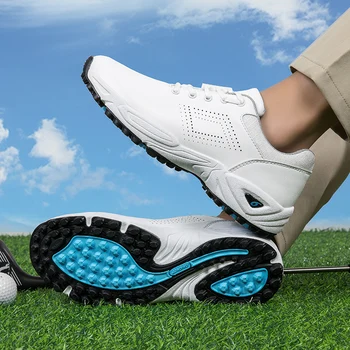 Профессиональная мужская спортивная обувь для гольфа, противоскользящие тренировочные кроссовки для гольфа на открытом воздухе, мужская повседневная обувь для гольфа, популярная обувь для гольфа