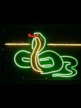 Неоновая вывеска Для Cobra snake в аренду клубные Лампы стеклянные трубки ресторанное украшение световая ВИТРИНА Отеля БИЗНЕС Воздействие Притягивающий свет
