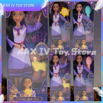 Новый Disney Wish Asha Модель Куклы Игрушки Каваи Аниме Звезда Желаний Аша Принцесса Аниме Фигурка Y2k Малыш Рождественский Подарок На День Рождения