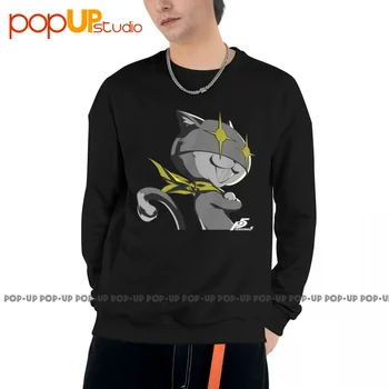 Толстовка с героями мультфильмов Persona 5 Morgana, пуловеры, рубашки, уличная одежда для хипстеров в стиле поп-ретро