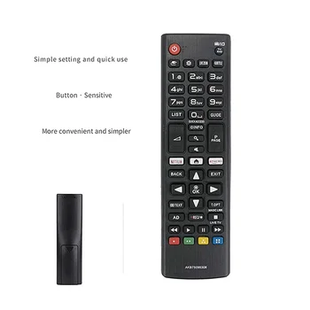 Программная кнопка Smart Remote Control Tv Русский AKB75095308 для L LCD телевизора Замена ABS