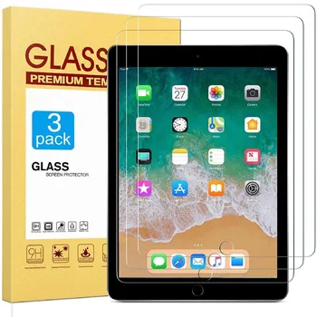(3 упаковки) Закаленное Стекло Для Apple iPad 9,7 2017 2018 Защитная пленка 5-го 6-го Поколения для iPad Air Pro 9,7 2013 2014 2016
