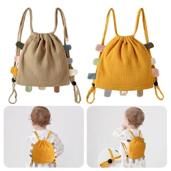 Детский рюкзак Большой емкости с двойным ремнем, сумка на плечо, рюкзак для мальчика и девочки