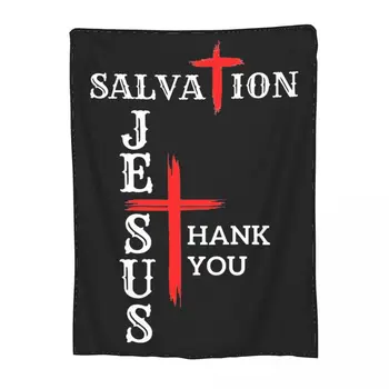Исцеляющие дары, христианское одеяло, христианство, Одеяла с крестом, Спасибо, Иисус, Уютные тонкие пледы