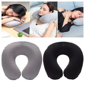 Удобная U-образная подушка для шеи, удобная на ощупь Однотонная U-образная подушка для шеи, U-образная подушка