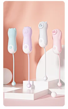 Магазин секс-игрушек LILO New Jumping Egg Женская игрушка для взрослых с частотной модуляцией вибрации 10 передач, Мастурбатор для лизания языка для женщин
