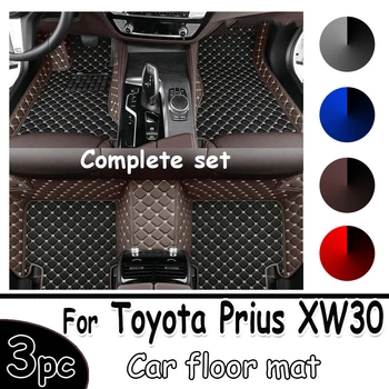 Автомобильные Коврики Для Toyota Prius XW30 2010 ~ 2015 7-местный Водонепроницаемый Tapete Automotivo Para Carro Автомобильные Коврики Полностью Комплект Автомобильных Аксессуаров