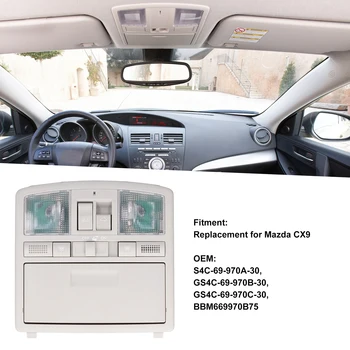 Верхняя консоль переключателя люка в крыше с подсветкой для хранения очков BBM669970B75 Замена для Mazda CX9