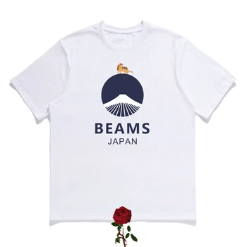 Высококачественные футболки с принтом животных, Мужские Женские повседневные свободные футболки с круглым вырезом и коротким рукавом, Японские топы, футболки