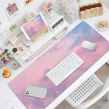 800x300x3 мм Коврик для мыши Супер Креативная большая игровая компьютерная клавиатура Офисный длинный настольный коврик Kawaii Письменный стол для девочек-подростков для спальни