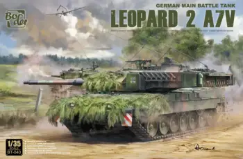 Комплект модели основного боевого танка Border BT-040 в масштабе 1/35 немецкого Leopard 2A7V