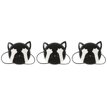 3 комплекта набора для изготовления сумки в форме очаровательной кошки Материал для вязания сумки в форме очаровательной кошки